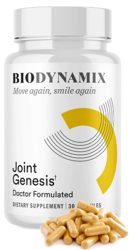 Joint Genesis by BioDynamix, a once-daily joint supplement built around the Mobilee hyaluronan matrix